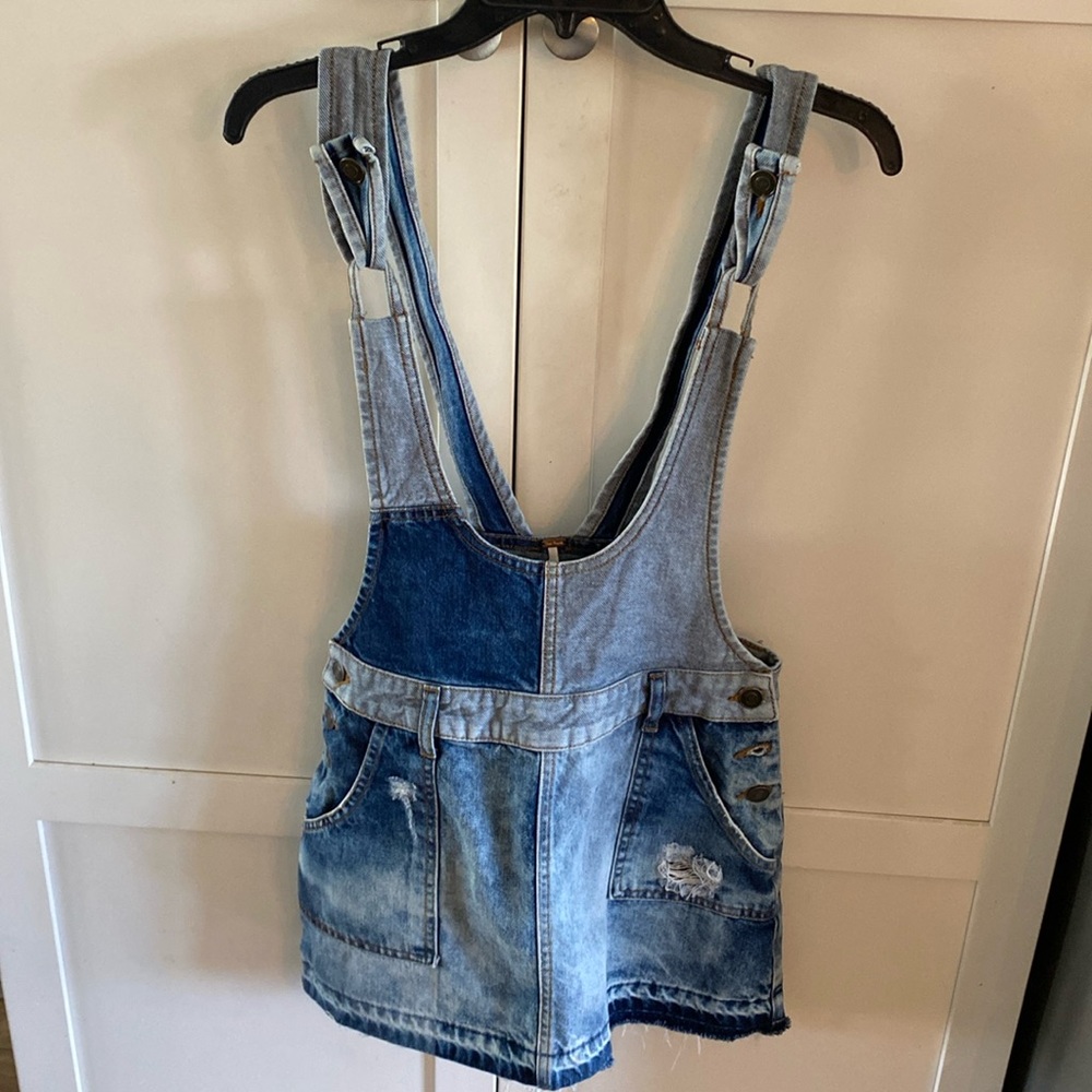 Free People Denim Jumper